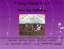 Tablet Screenshot of furryfriendsrus.com